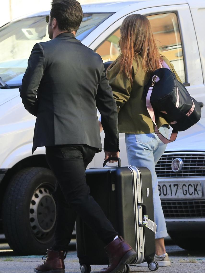 David y Yana juntos por las calles de Madrid.