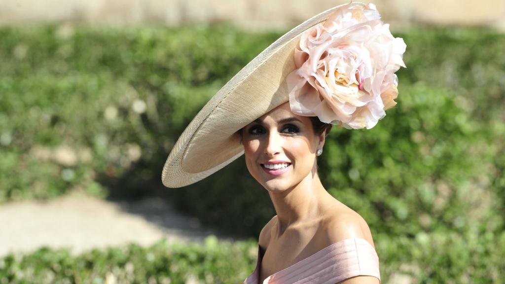 Paloma Cuevas en la boda de Rafael Medina Abascal y Laura Vecino.