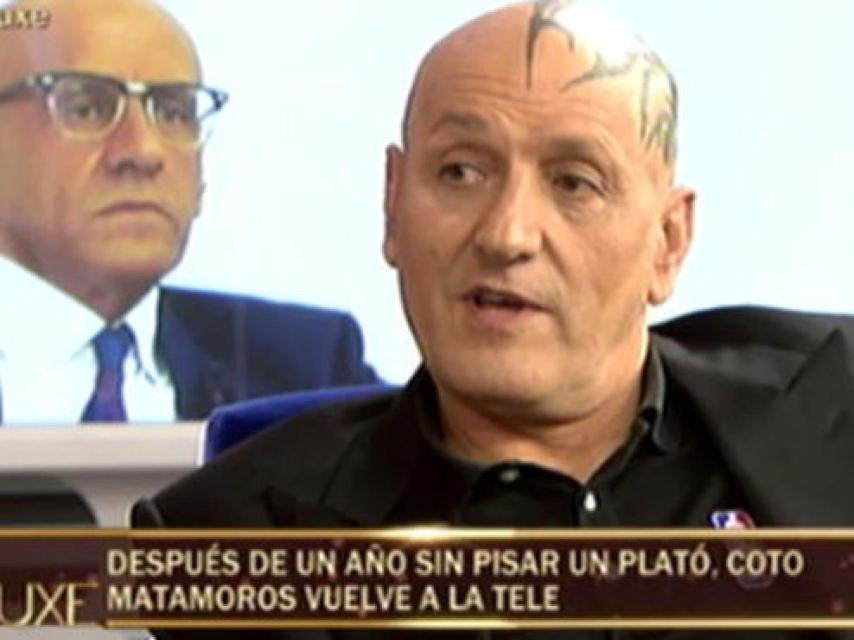 Kiko y Coto durante el 'Sálvame Deluxe'.