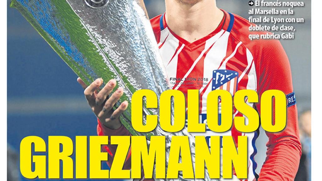 Portada Mundo Deportivo (17/05/2018).