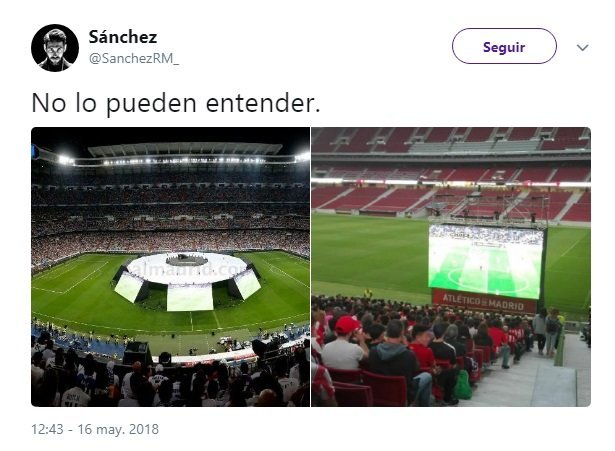 Las redes se mofan de las pantallas ‘gigantes’ del Wanda