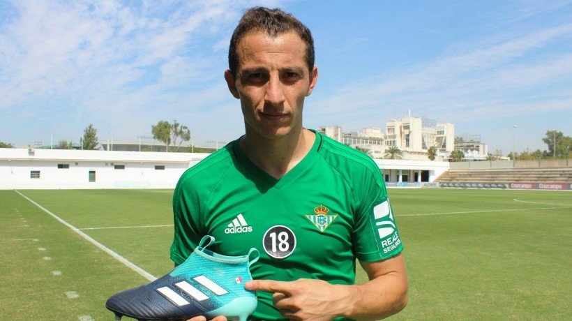 Guardado con el Betis. Foto: Twitter (@RealBetis)