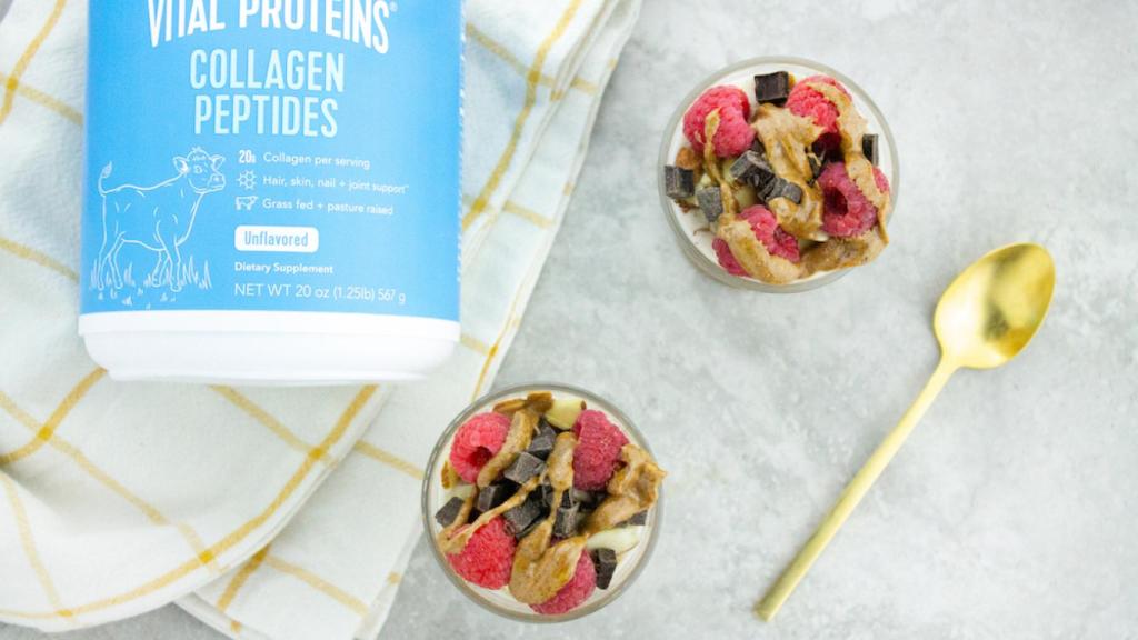 Algunas empresas venden polvos ricos en colágeno para añadir a bebidas y otros alimentos