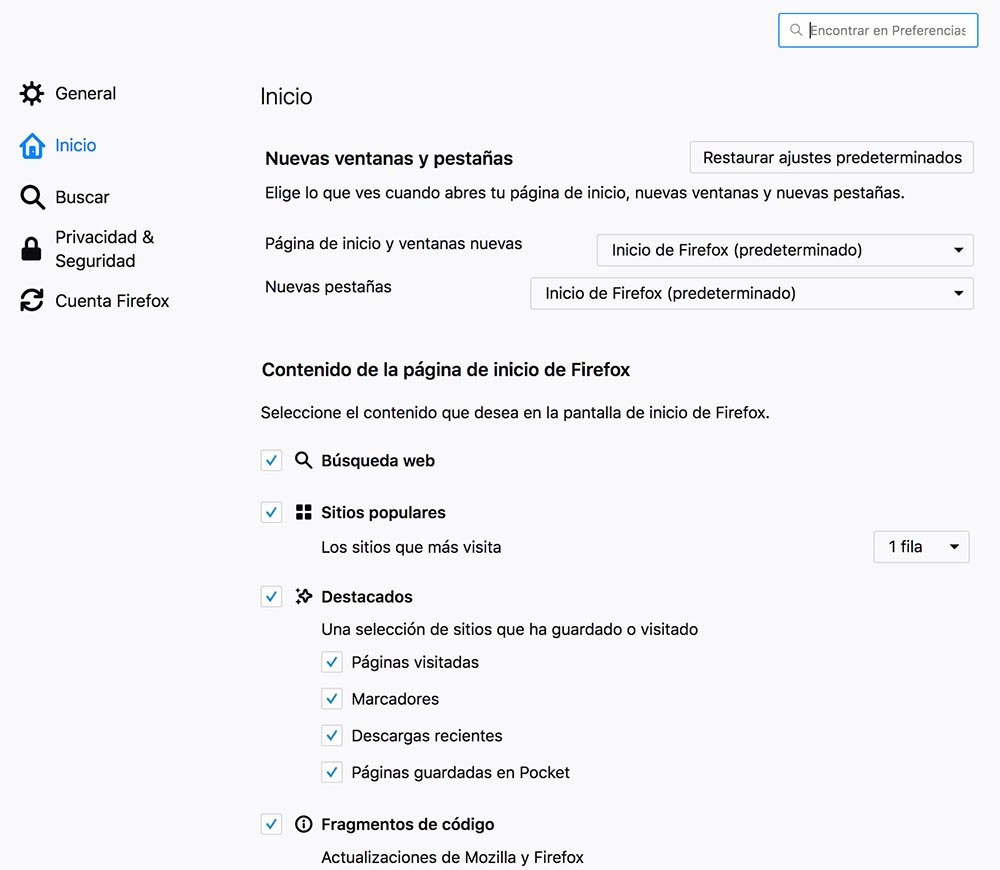 Preferencias-firefox