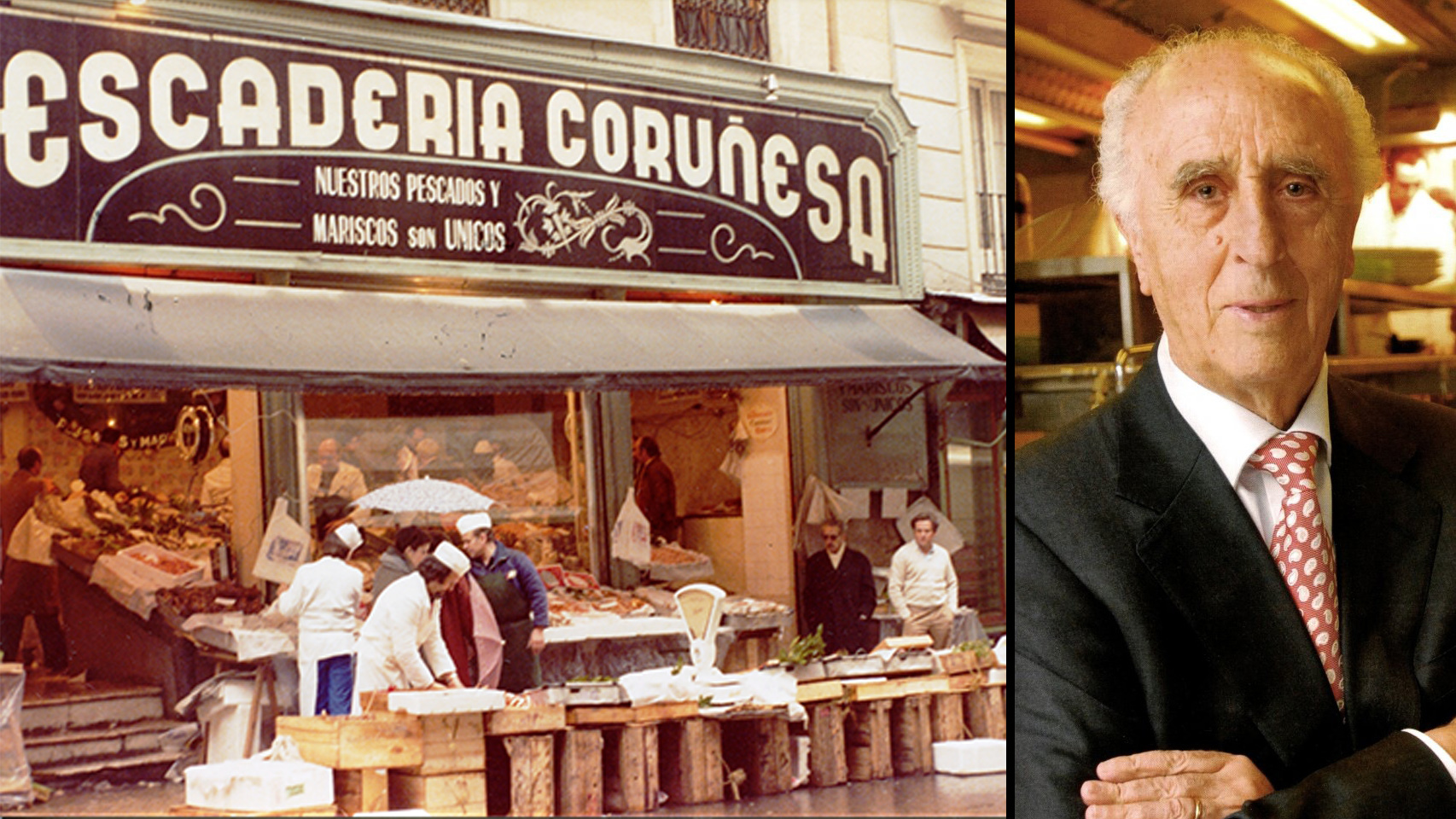 Evaristo, dueño de Pescaderías Coruñesas