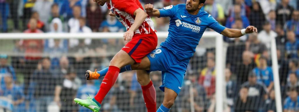 Ángel Rodríguez contra el Atlético.