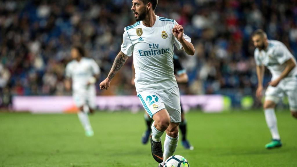 Isco ante el Celta, en uno de los últimos partidos de  La Liga 2017-2018.