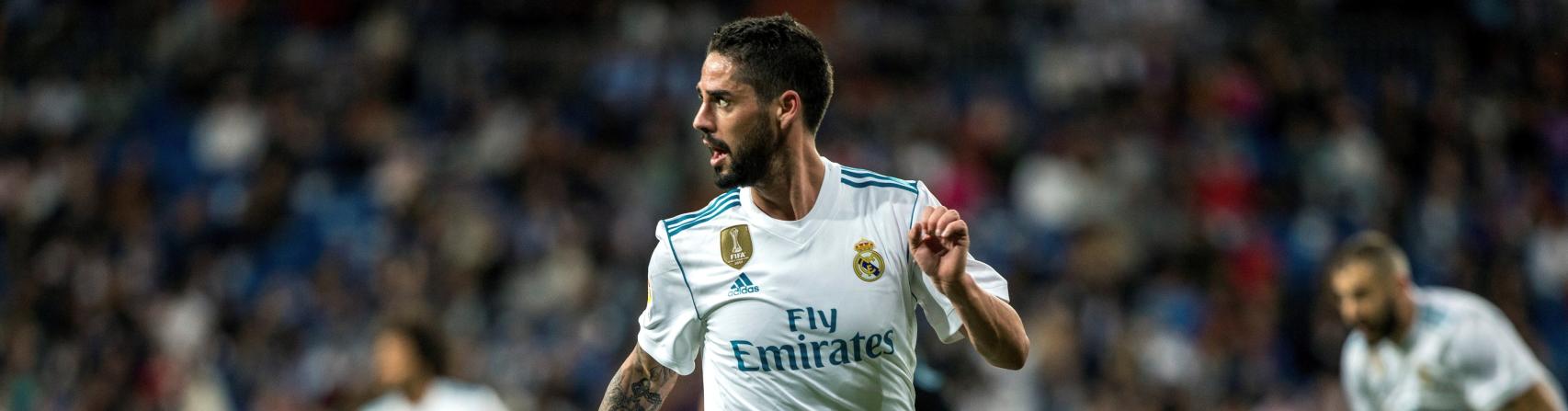 Isco ante el Celta.