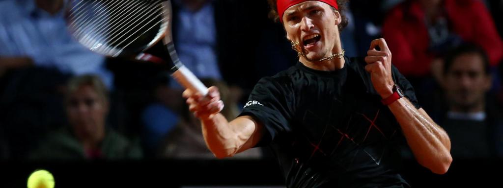 Zverev ante Goffin.