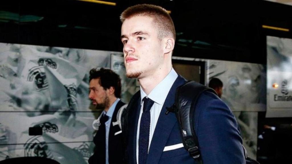 Dino Radoncic con el Real Madrid