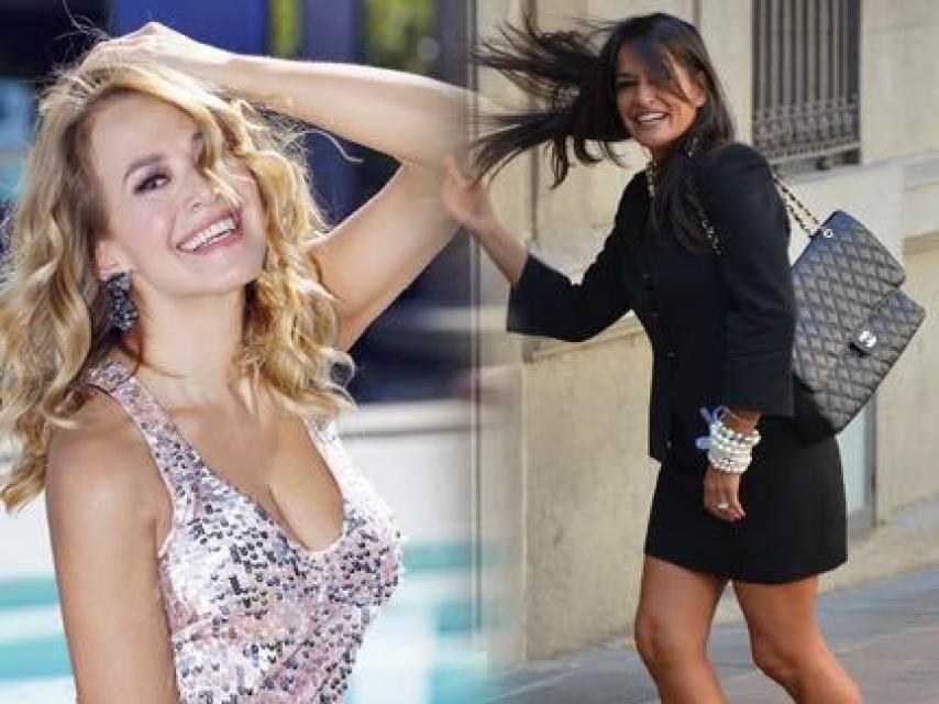 Aída Nizar junto a Bárbara en un montaje cedido a EL ESPAÑOL.