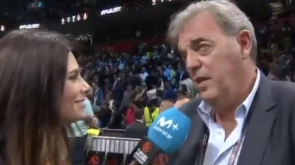 Juan Carlos Sánchez, presidente de la sección de baloncesto del Real Madrid