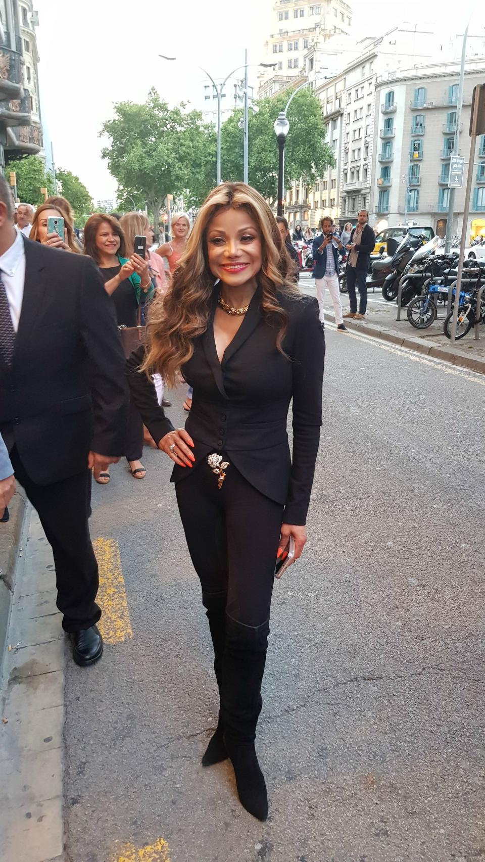 La Toya en Barcelona.