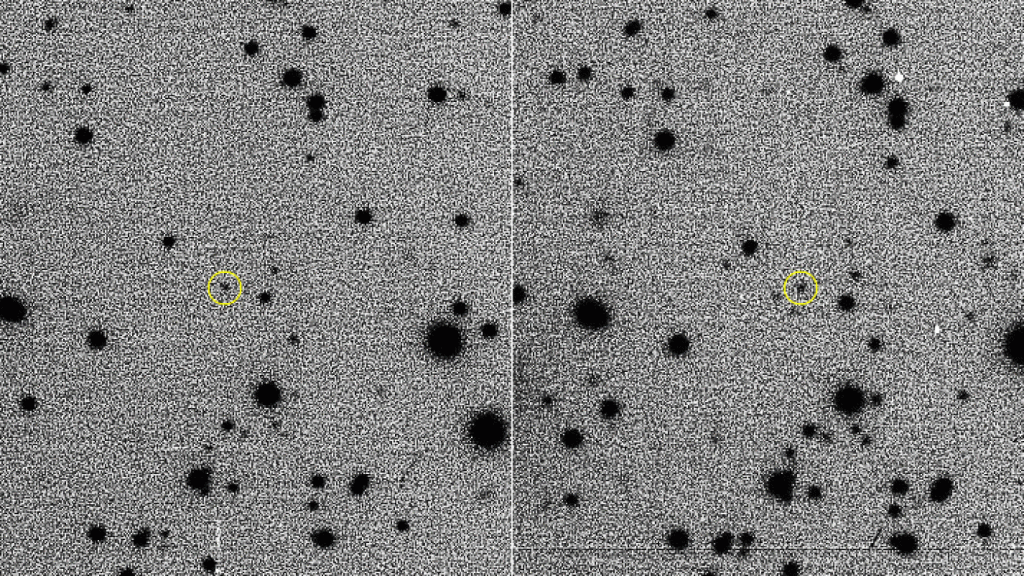 Las imágenes de 2015 BZ509.