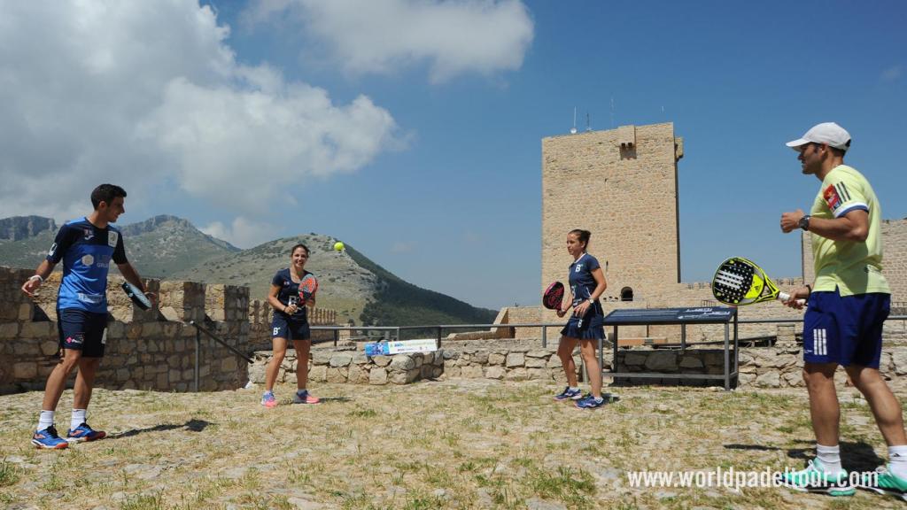 Acto de presentación del Caja Rural Jaén Open en el Castillo de Santa Catalina.
