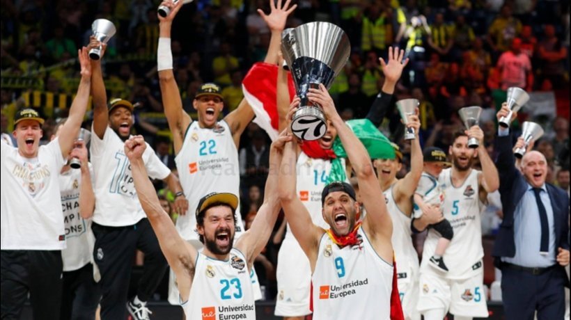 Sergio Llull y Felipe Reyes levantan la Euroliga