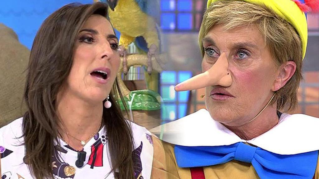 El enfado de Paz Padilla tras escuchar un insulto de Chelo García Cortés