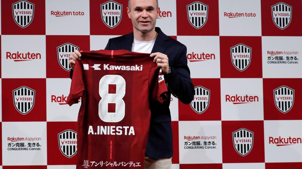 Iniesta será una de las estrellas de la J-League japonesa.
