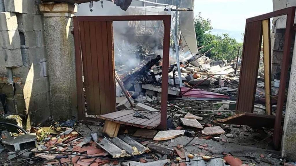 Así quedó la zona cero tras la explosión del almacén de Baldráns.