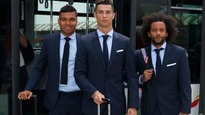 Vídeo | Así fue la llegada del Real Madrid a Kiev