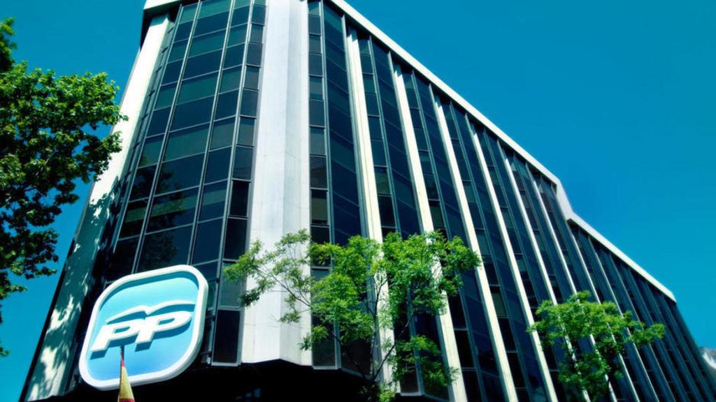Sede nacional del PP.