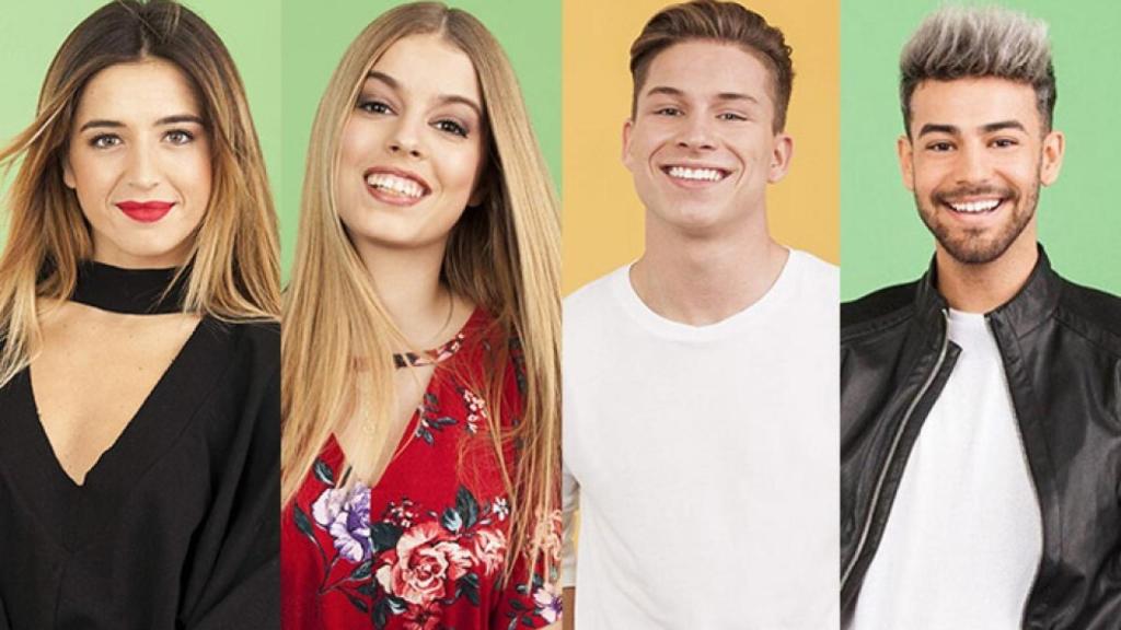 Mimi, Nerea, Raoul y Agoney.