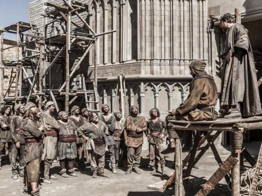 Imagen de 'La catedral del mar', serie de Antena 3 basada en la novela de Ildefonso Falcones.