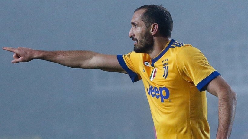 Chiellini durante un partido de la Juventus. Foto: Twitter (@chiellini).