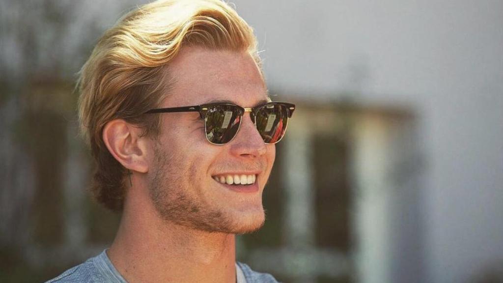 Loris Karius en una fotografía de sus redes sociales.