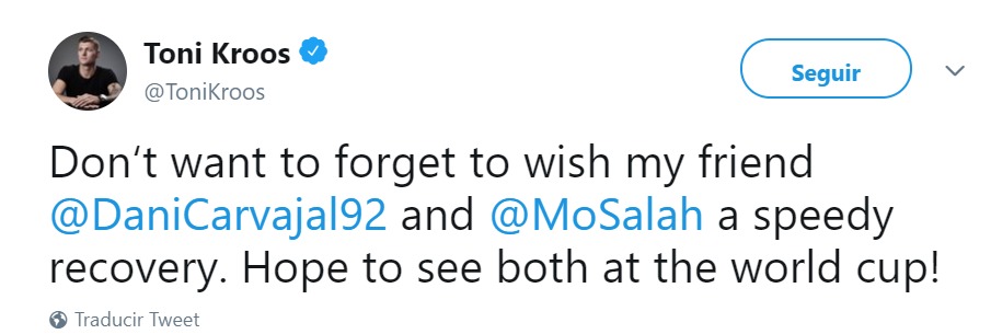 Kroos, sobre Karius: No necesita compasión