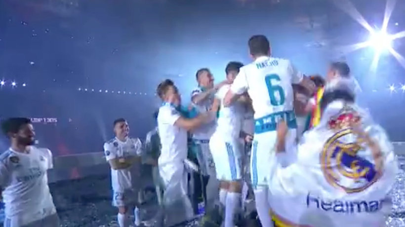 La plantilla y la afición: Cristiano, quédate