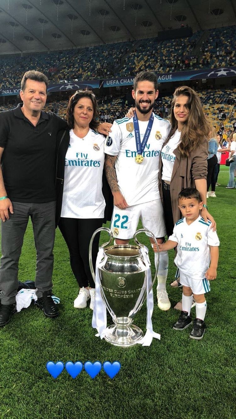 Sara Sálamo, la novia colchonera de Isco se hace madridista para celebrar la Champions