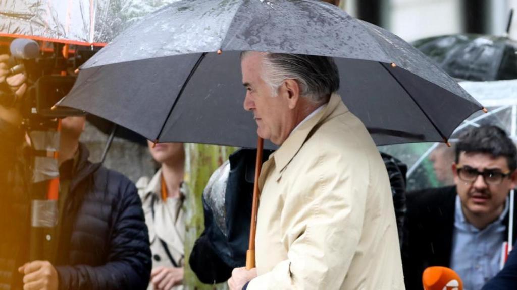 Bárcenas, a su llegada a la Audiencia Nacional