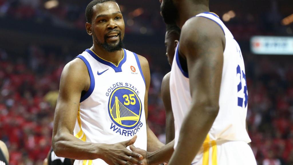 Durant y Draymond Green.