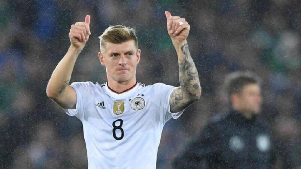 Kroos, en el partido con Alemania