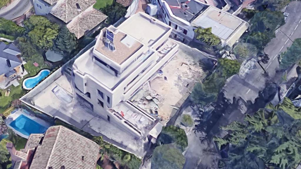 La casa de José Mota en obras.