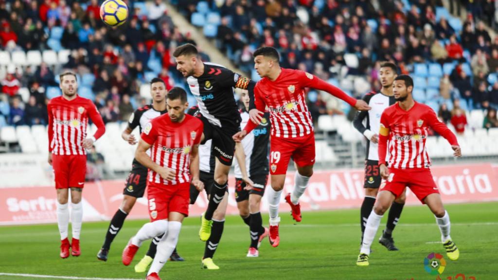 Imagen del partido investigado Almería - Nástic de Tarragona.