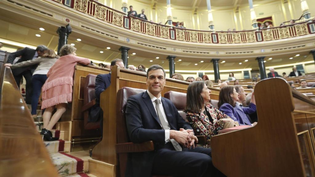 Pedro Sánchez en el Congreso.