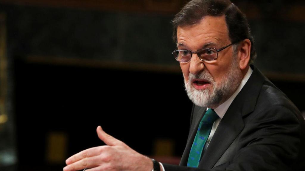 El presidente del Gobierno, Mariano Rajoy, este jueves en el Congreso.