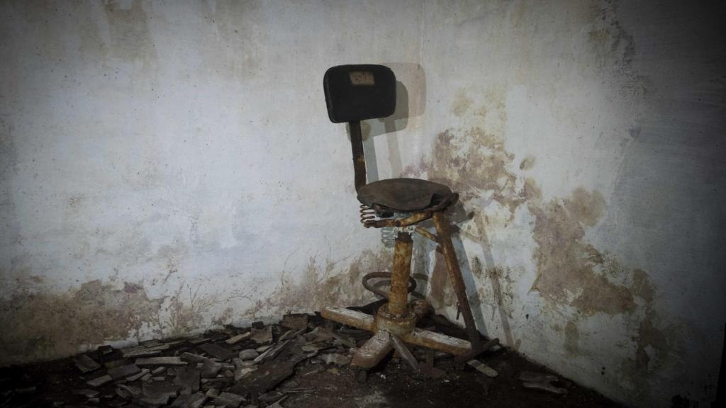 Silla de quirófano del antiguo hospital municipal de La Línea de la Concepción (Cádiz).