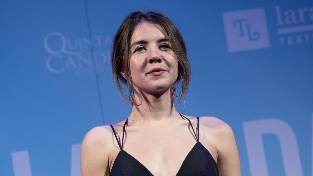 Andrea en el acto de presentación de 'La Llamada'. Gtres.