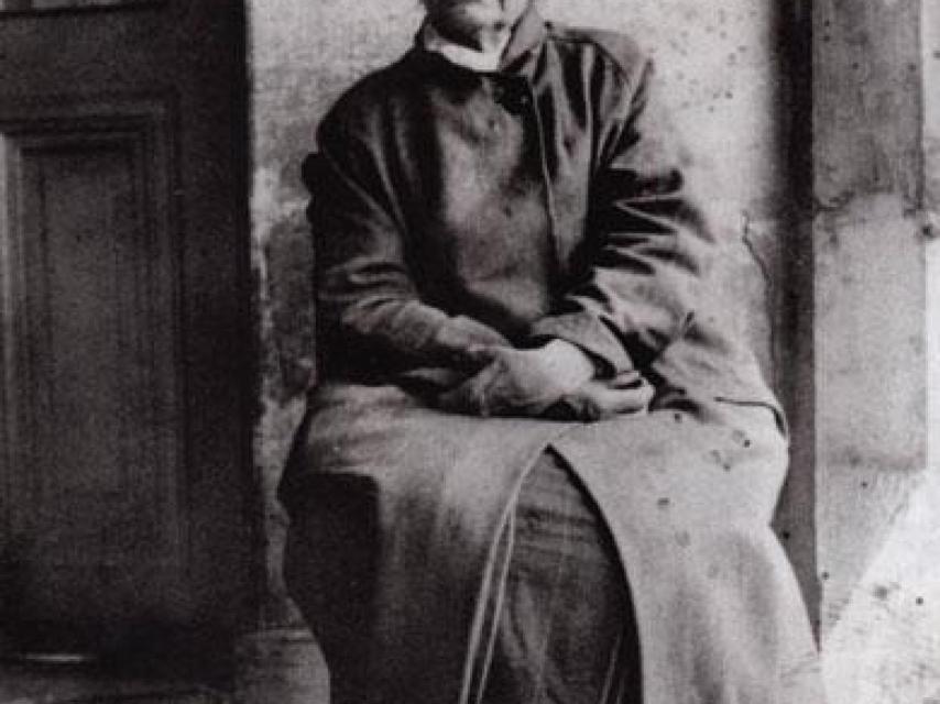 Camille Claudel, fotografiada en sus últimos días.