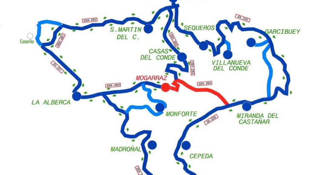 corte carretera mogarraz