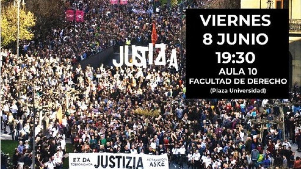 cartel caso alsasua facultad derecho valladolid 1