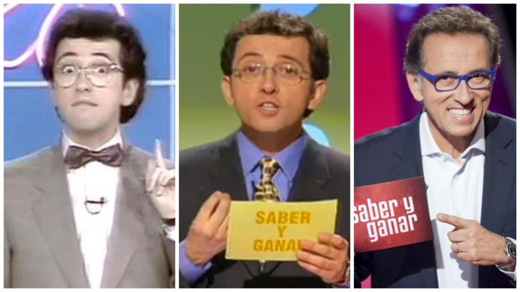 Jordi Hurtado a lo largo de los años en un montaje.