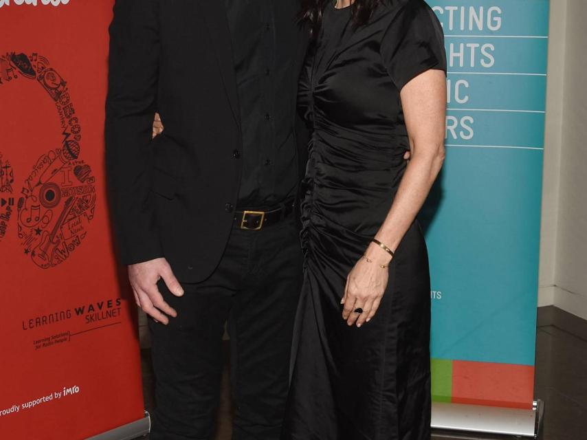 Courteney Cox y su pareja Johnny McDaid. Gtres.