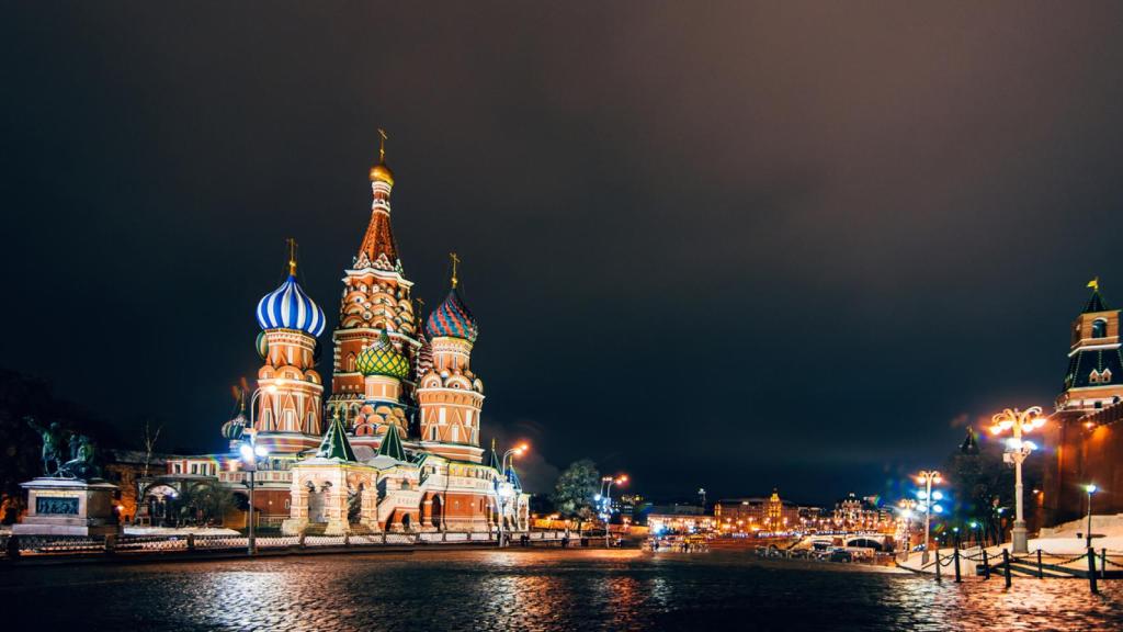 La Plaza Roja de Moscú.