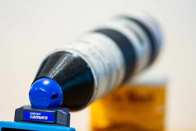 camara game boy lente canon 4