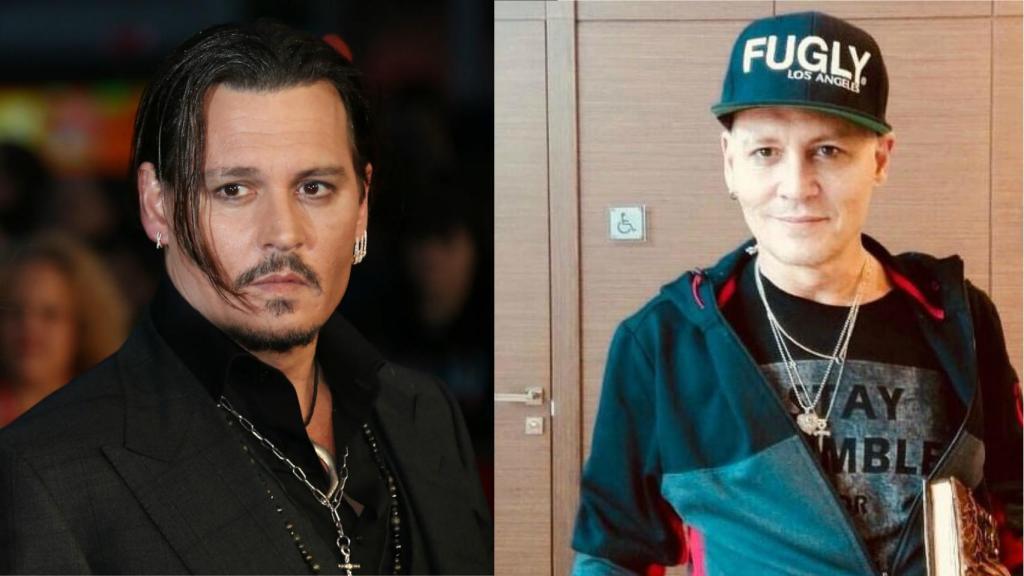 Johnny Depp en un fotomontaje de Jaleos.