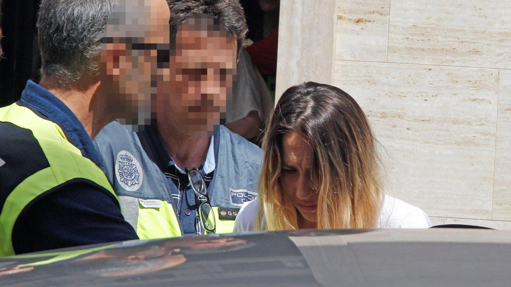 Alejandra, en el momento de su detención a finales de la semana pasada.